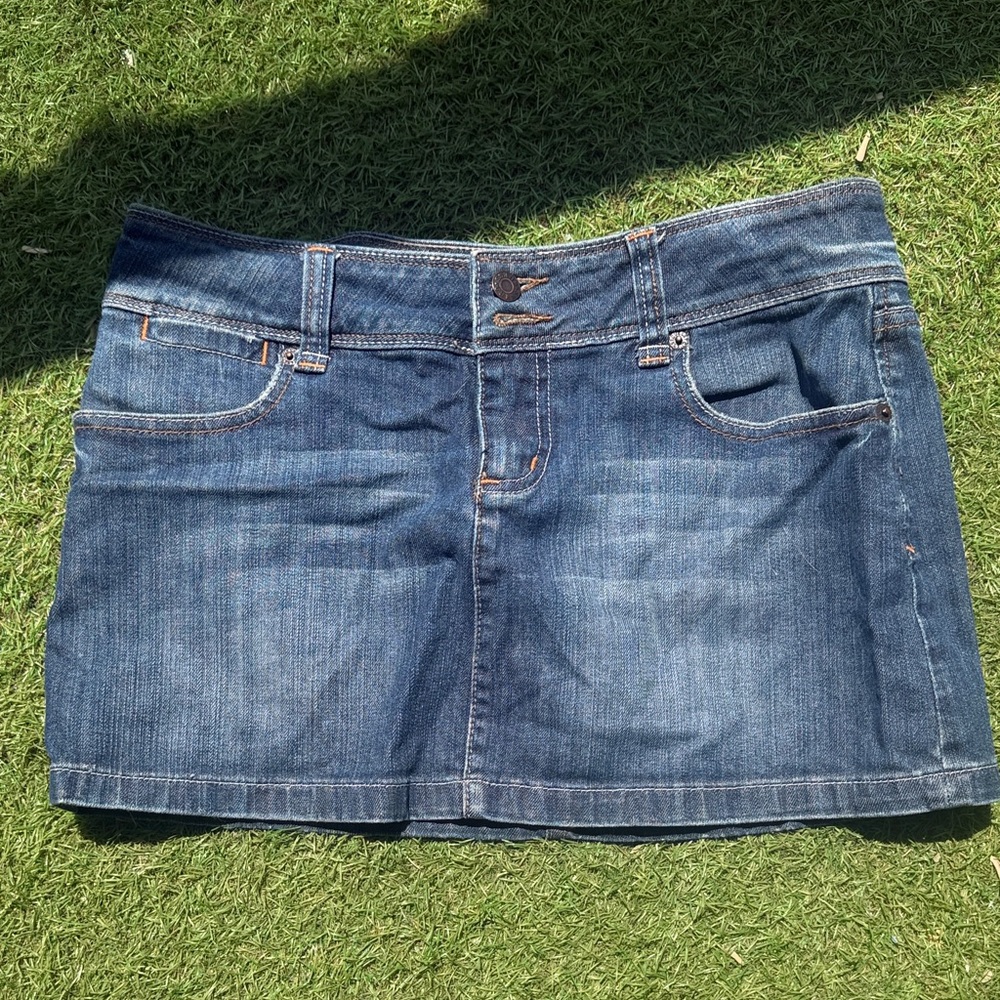 Guess Denim Mini Skirt - Classic Blue